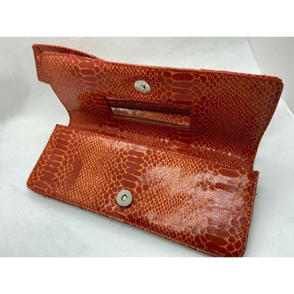 Nine West, Snakeskin Bow Clutch - Picture 9 of 11